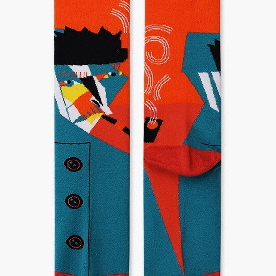 Y2k Indie Aesthetic Creative Abstract Socks