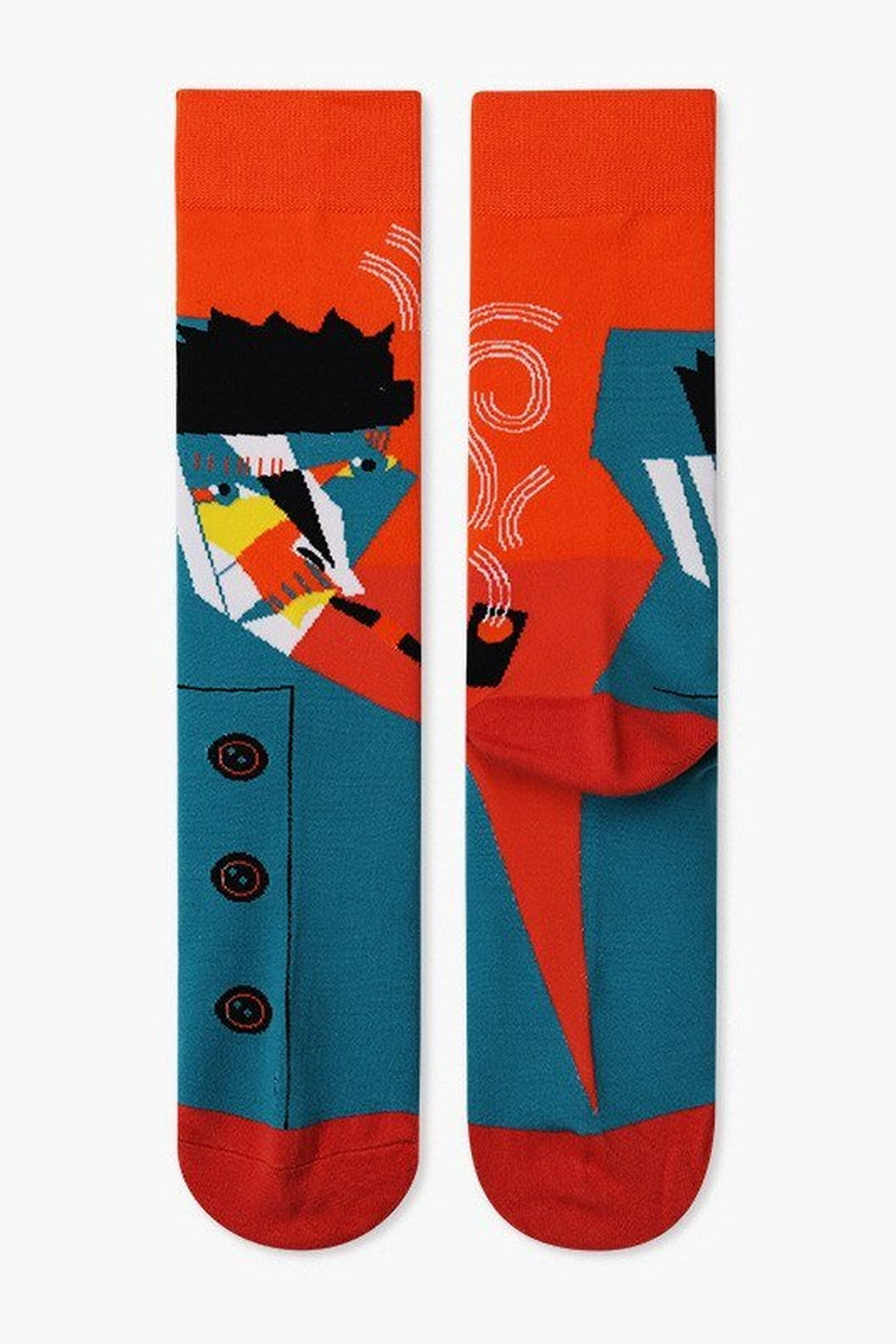 Y2k Indie Aesthetic Creative Abstract Socks