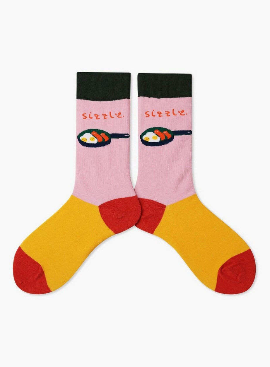 Y2k Indie Aesthetic Creative Abstract Socks