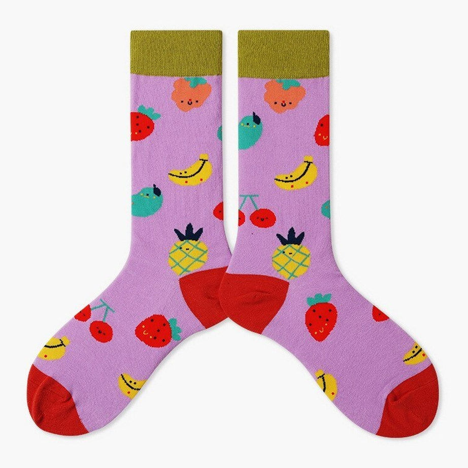 Y2k Indie Aesthetic Creative Abstract Socks