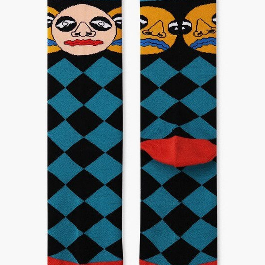 Y2k Indie Aesthetic Creative Abstract Socks