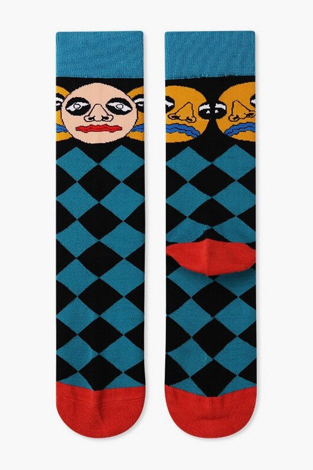 Y2k Indie Aesthetic Creative Abstract Socks