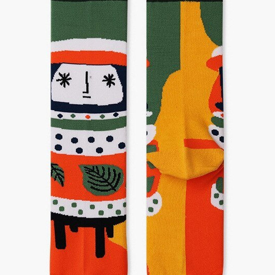 Y2k Indie Aesthetic Creative Abstract Socks