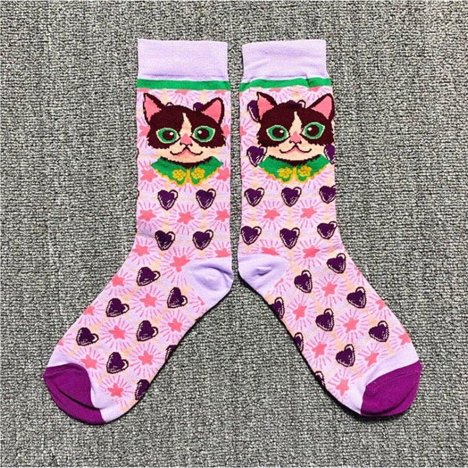 Y2k Indie Aesthetic Print Cute Socks