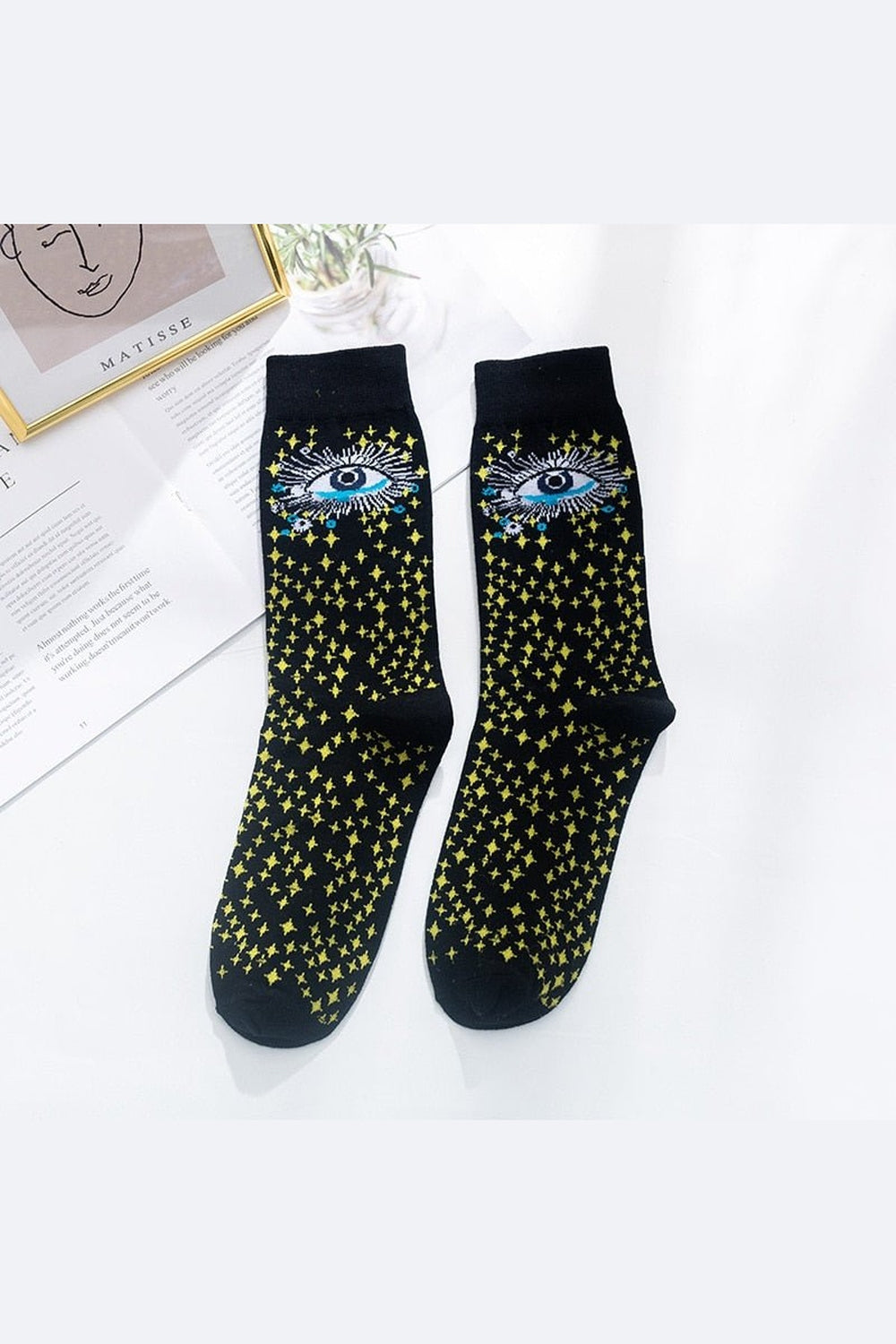 Y2k Indie Aesthetic Print Cute Socks