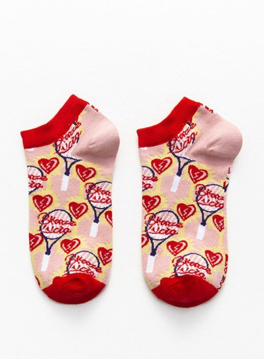 Y2k Indie Aesthetic Print Cute Socks