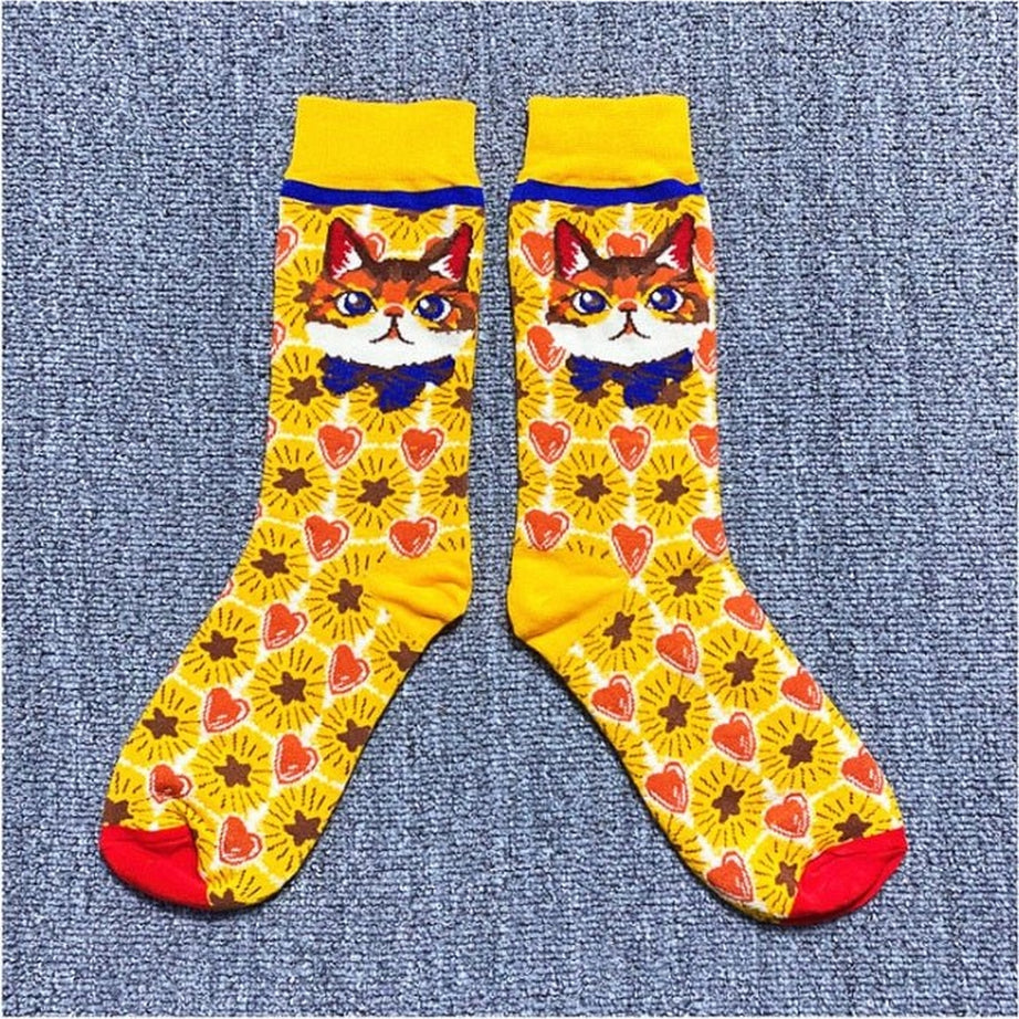 Y2k Indie Aesthetic Print Cute Socks
