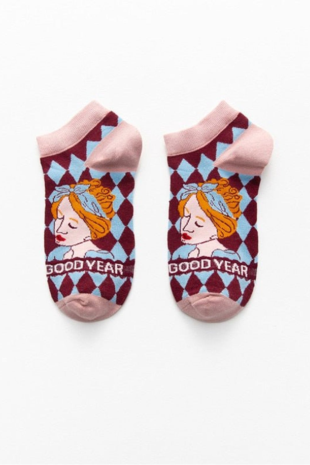 Y2k Indie Aesthetic Print Cute Socks