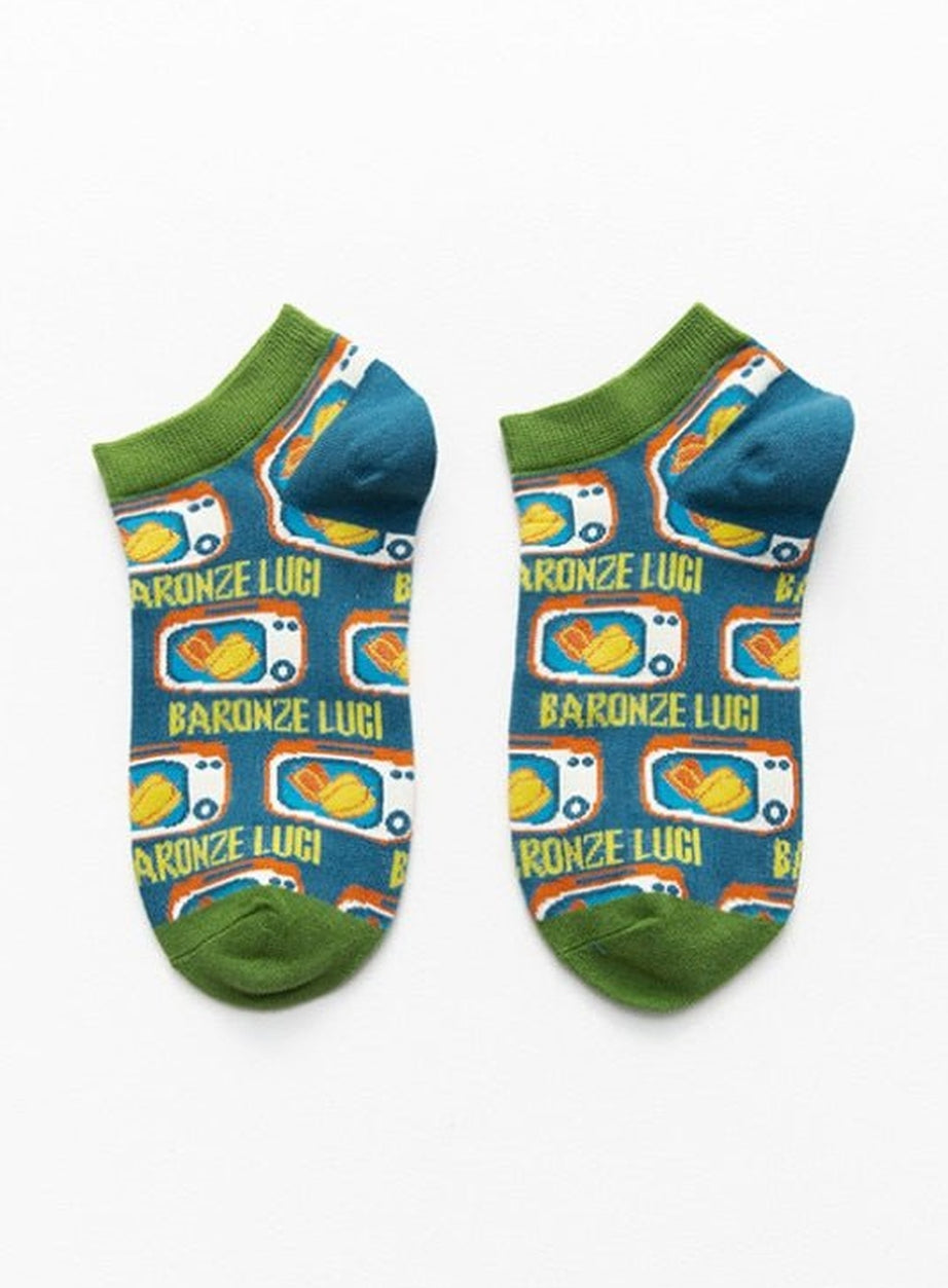Y2k Indie Aesthetic Print Cute Socks