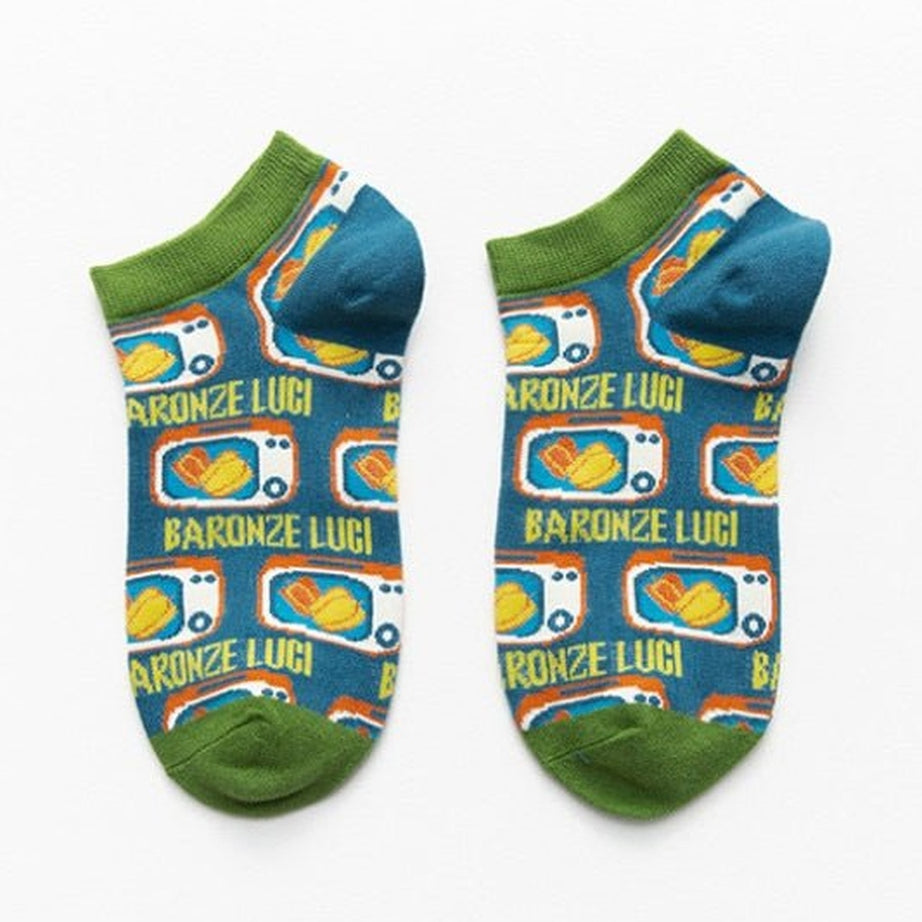 Y2k Indie Aesthetic Print Cute Socks