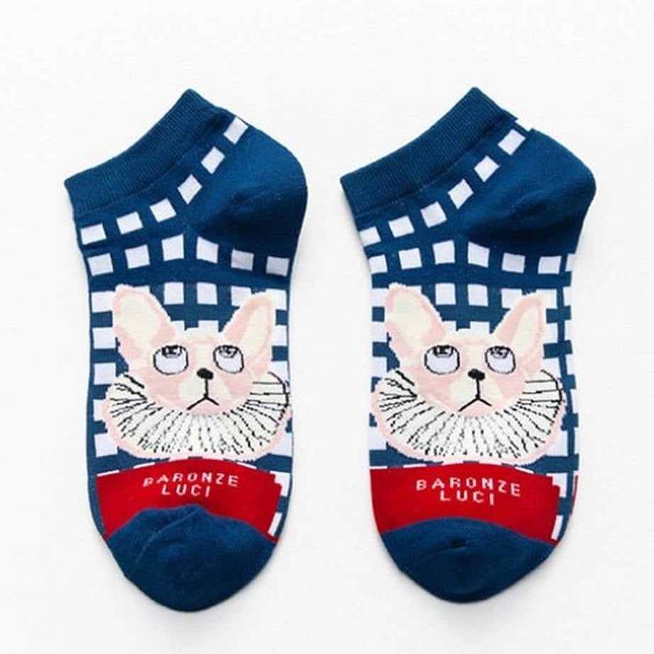 Y2k Indie Aesthetic Print Cute Socks