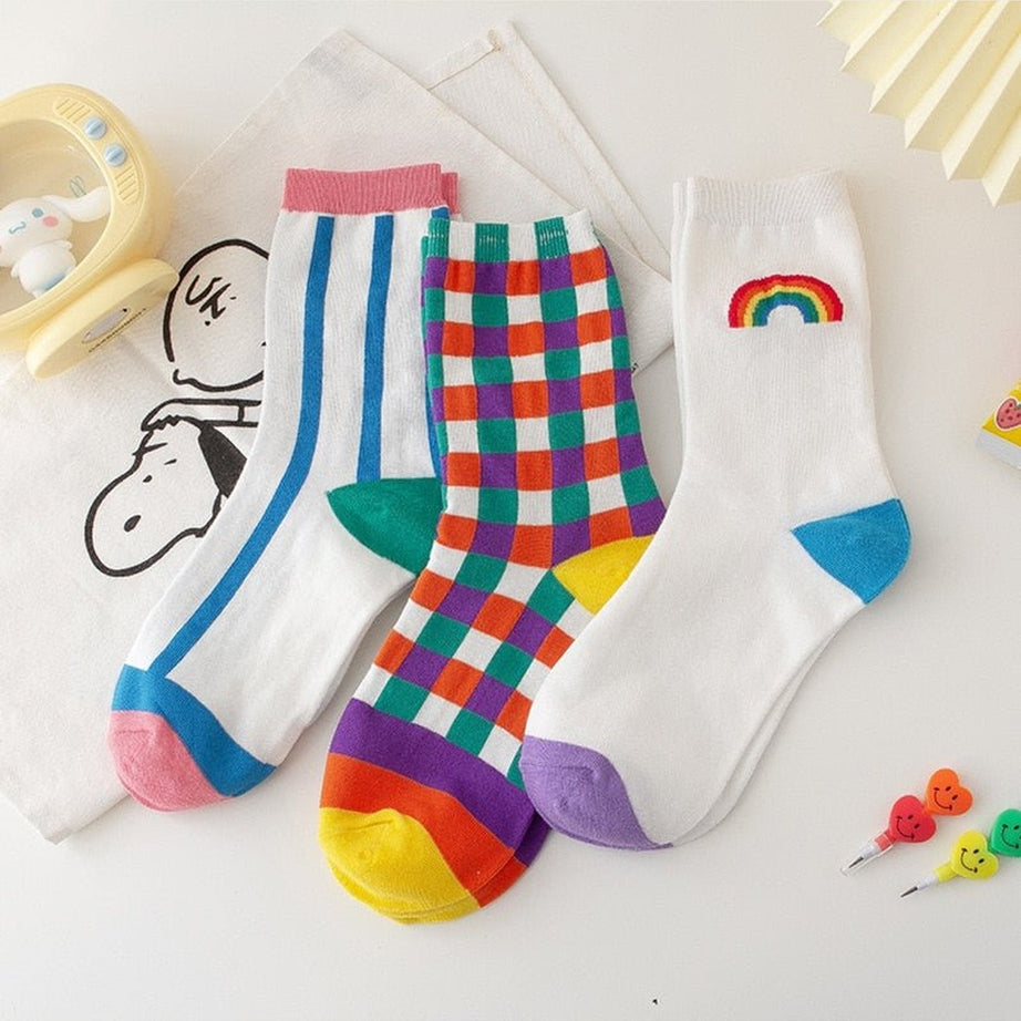 Y2k Indie Aesthetic Style Cotton Socks