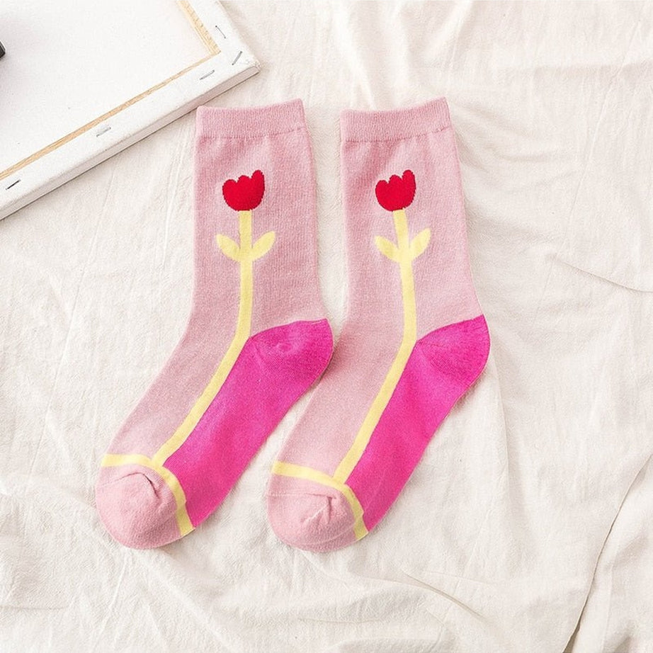 Y2k Indie Aesthetic Style Cotton Socks