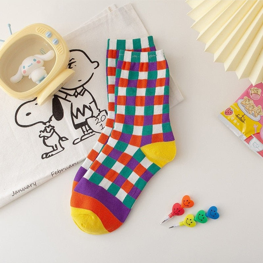 Y2k Indie Aesthetic Style Cotton Socks