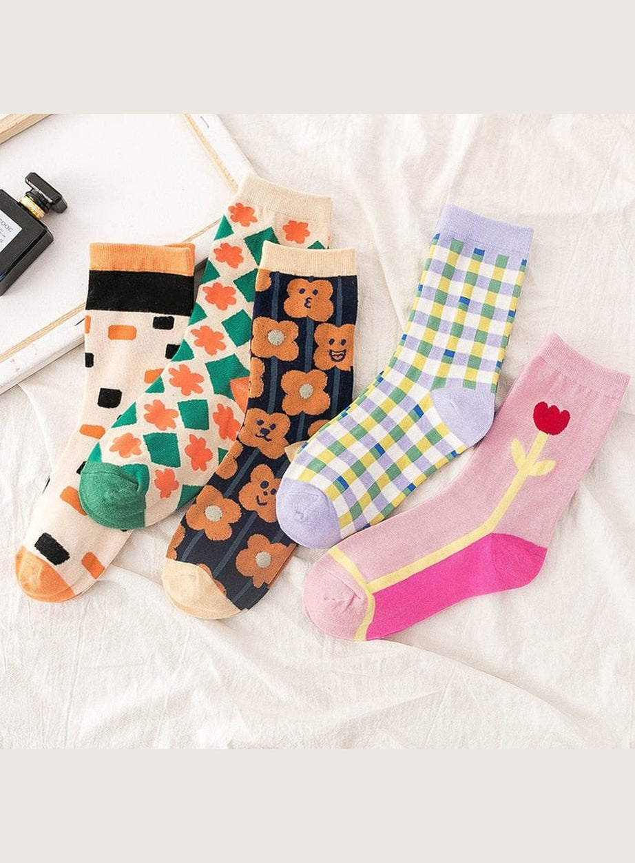 Y2k Indie Aesthetic Style Cotton Socks