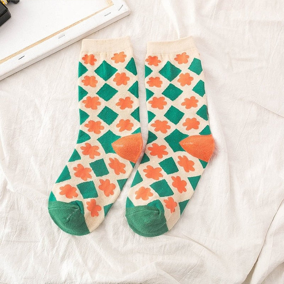 Y2k Indie Aesthetic Style Cotton Socks