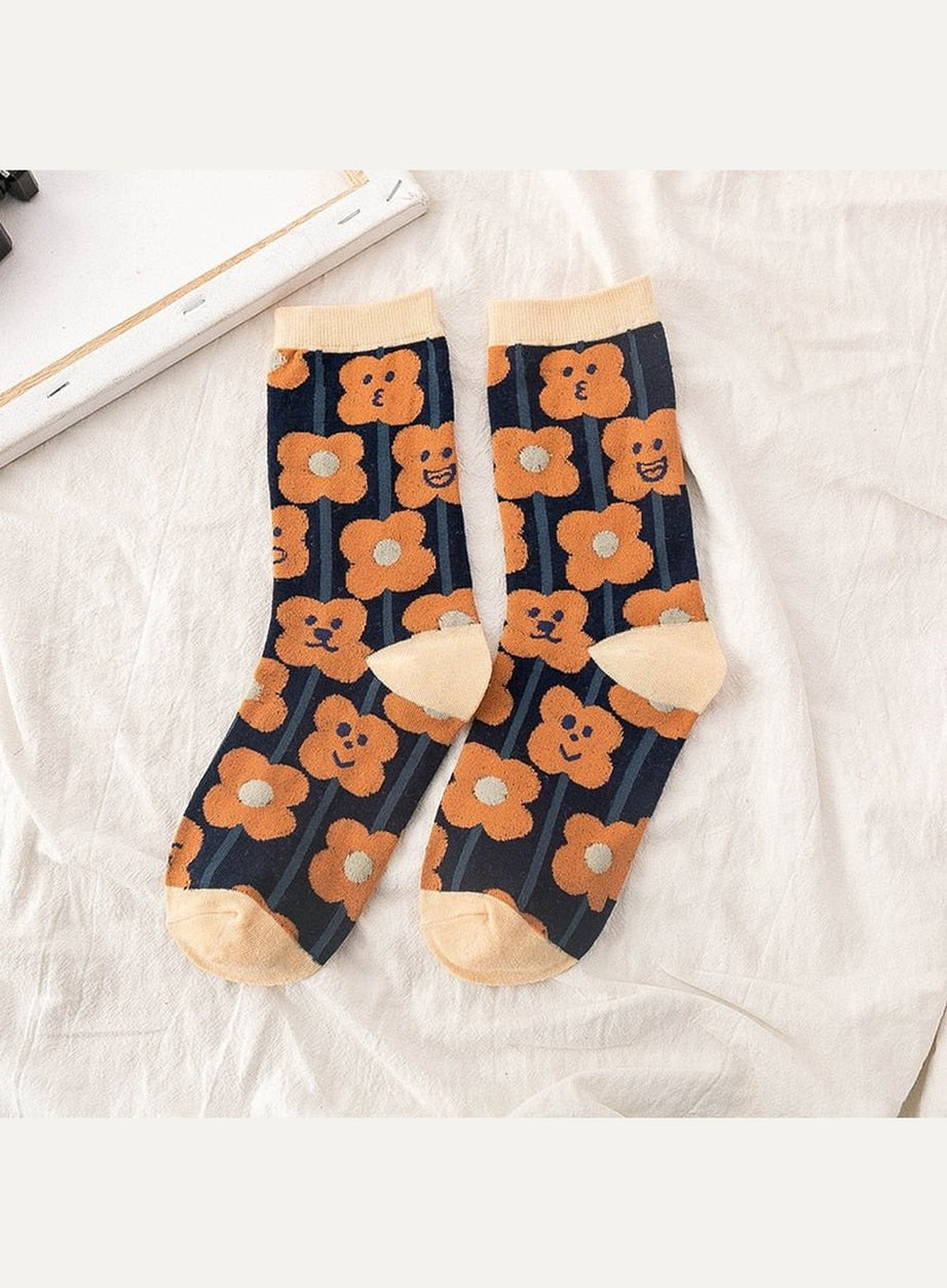 Y2k Indie Aesthetic Style Cotton Socks