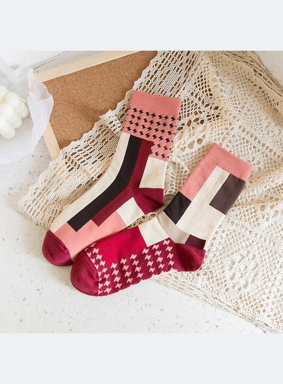 Y2k Indie Creative Sock