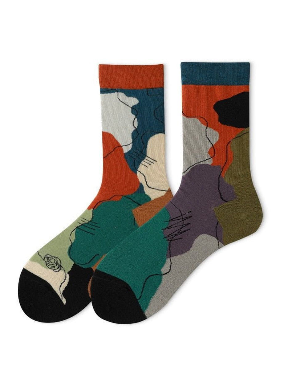 Y2k Indie Creative Sock