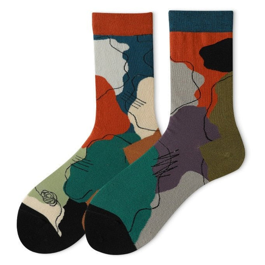 Y2k Indie Creative Sock