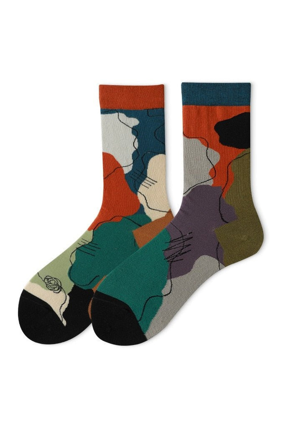 Y2k Indie Creative Sock