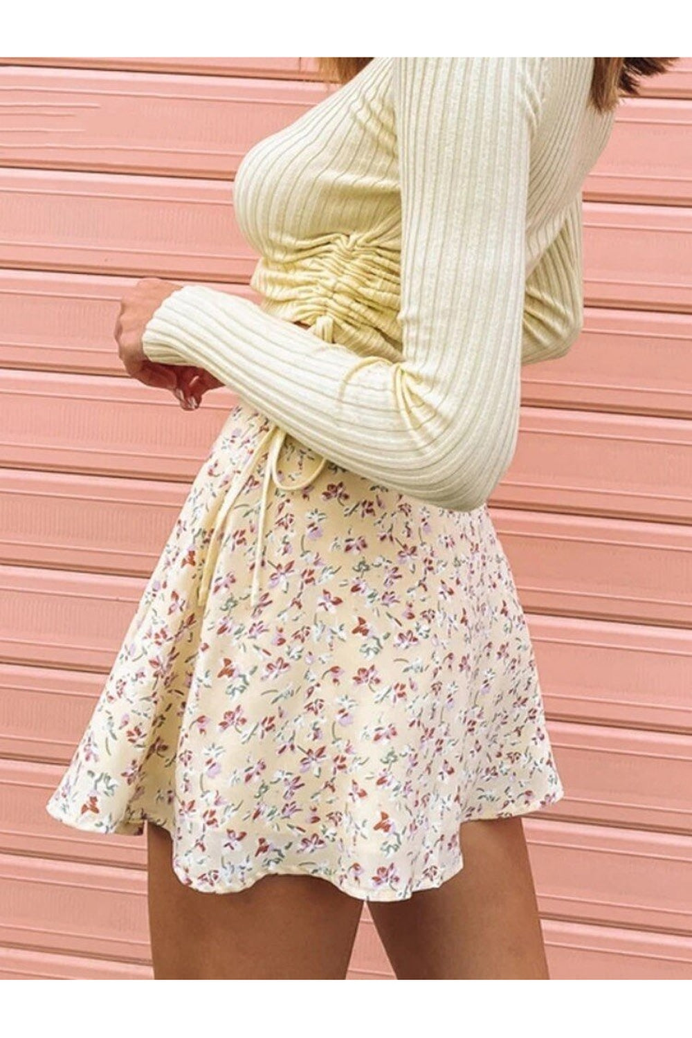 Y2k Indie Floral Summer Skirt
