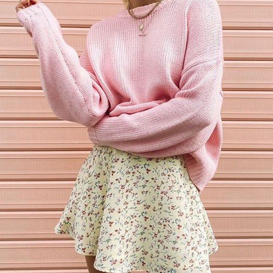 Y2k Indie Floral Summer Skirt