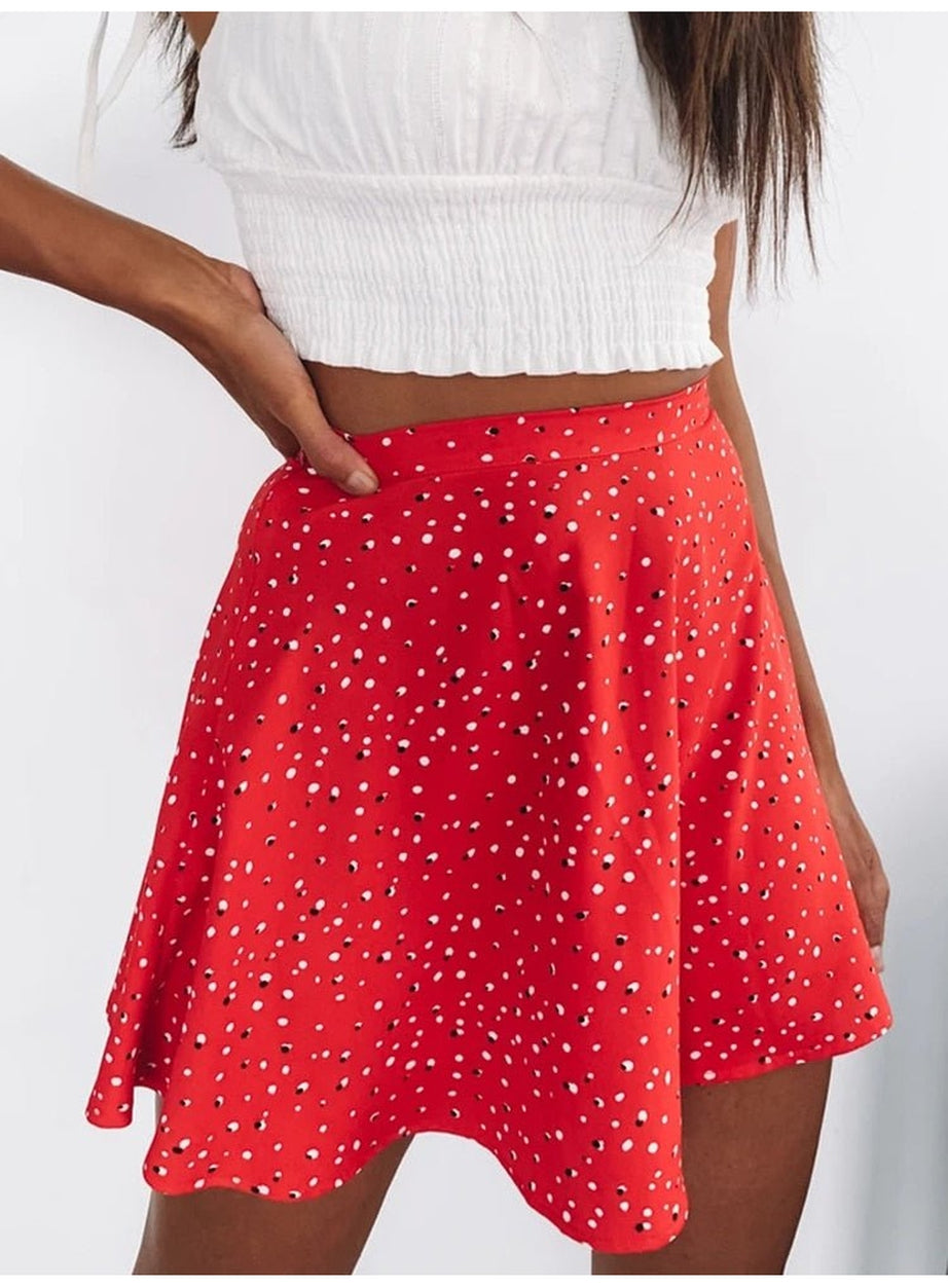 Y2k Indie Floral Summer Skirt