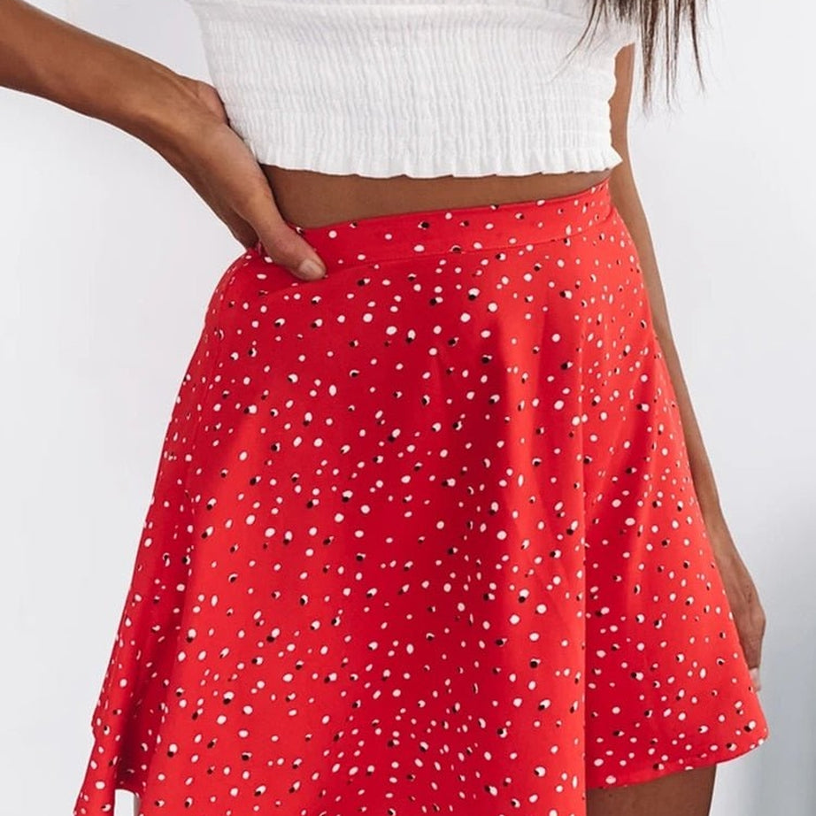 Y2k Indie Floral Summer Skirt