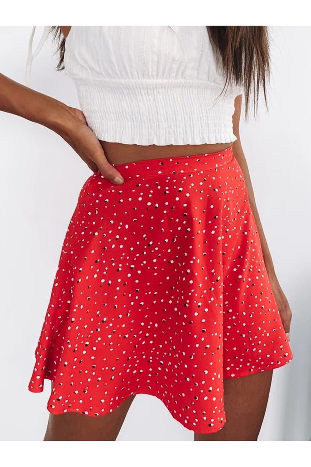Y2k Indie Floral Summer Skirt