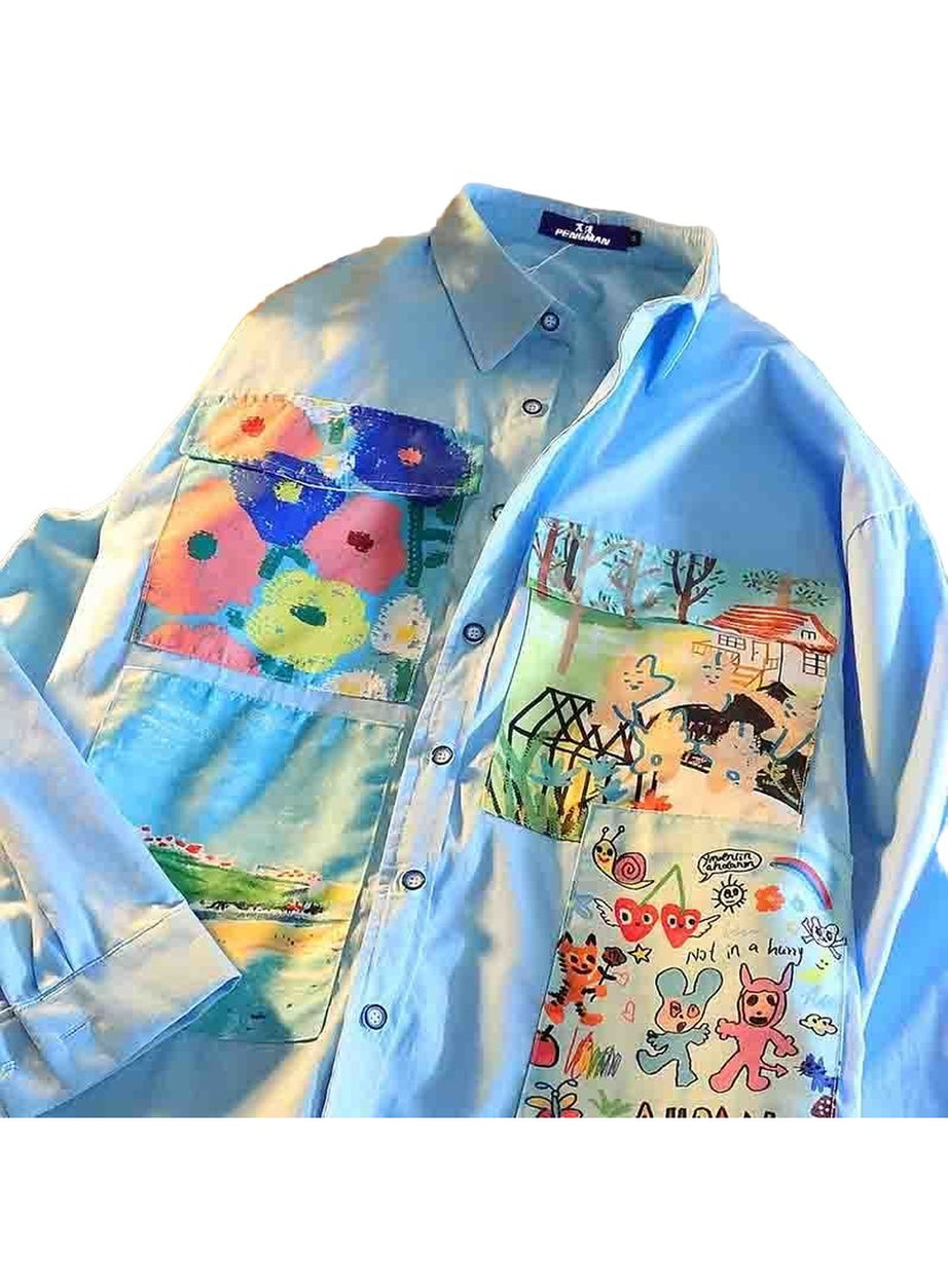 Y2k Indie Street Style Spring Shirt