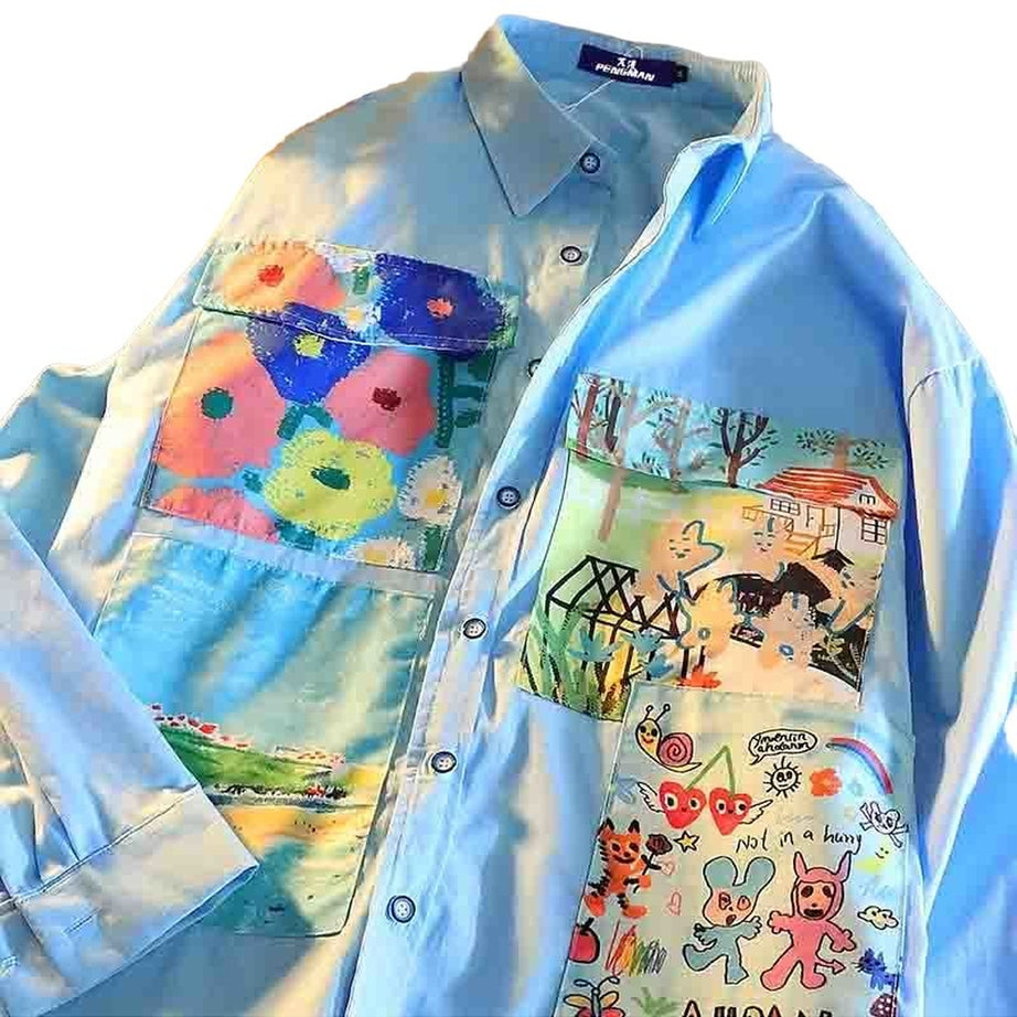 Y2k Indie Street Style Spring Shirt