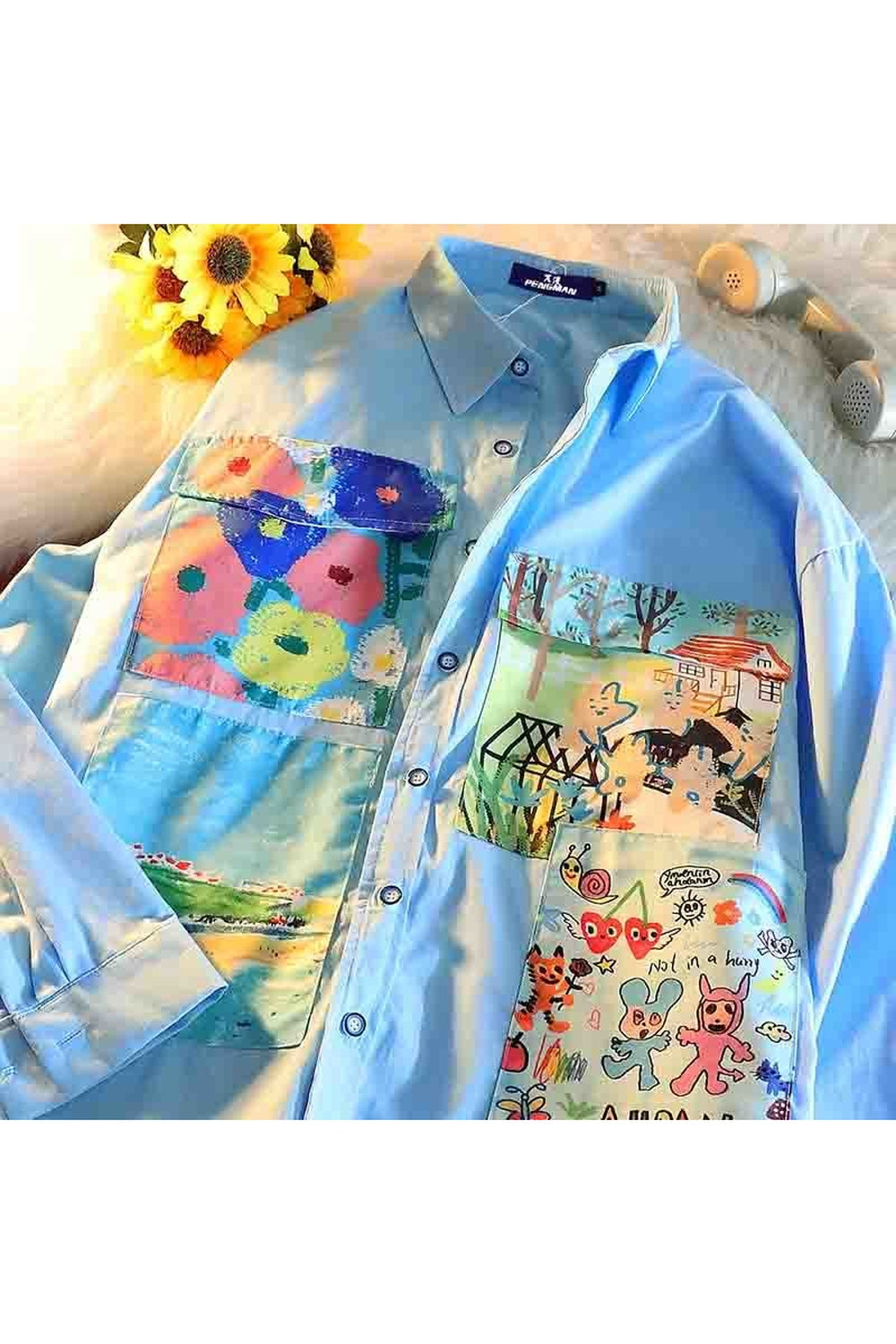 Y2k Indie Street Style Spring Shirt