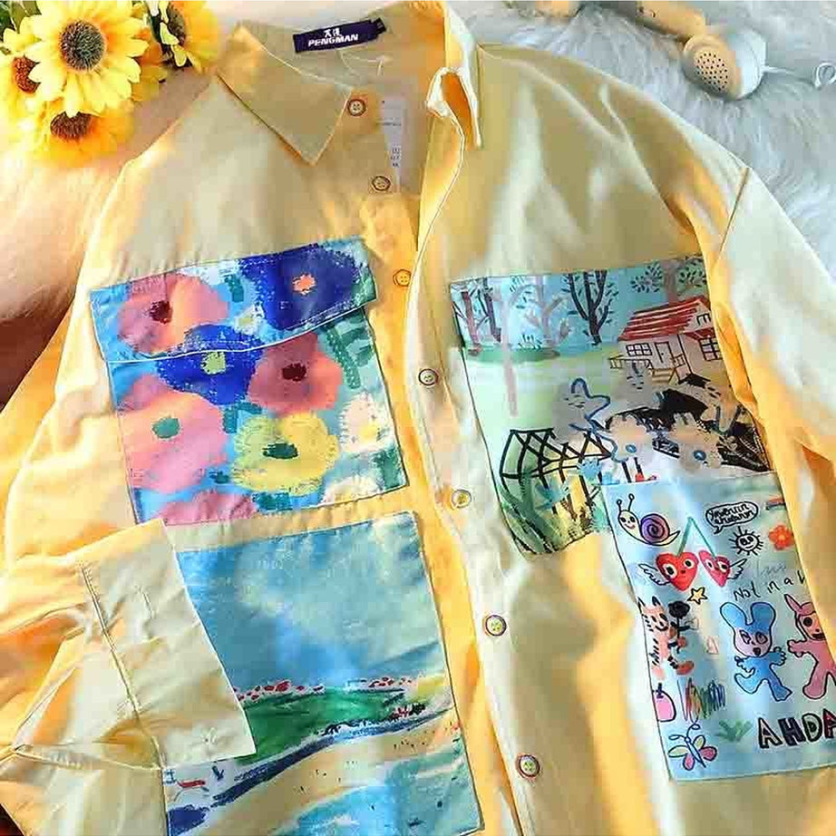 Y2k Indie Street Style Spring Shirt