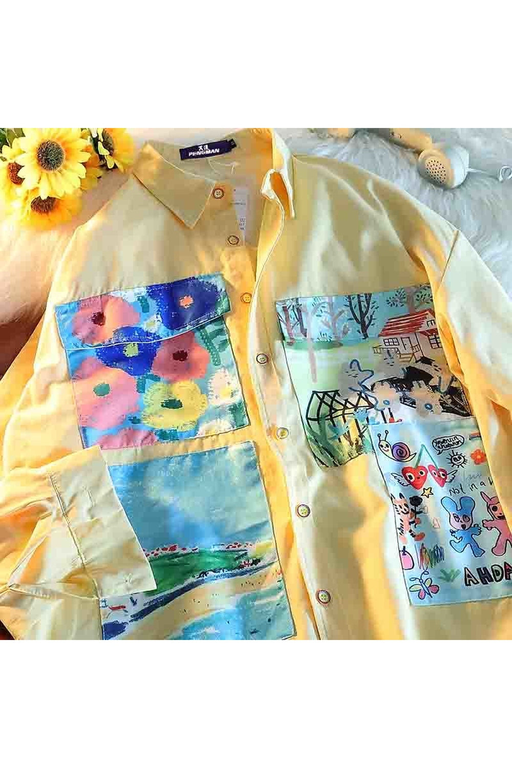 Y2k Indie Street Style Spring Shirt