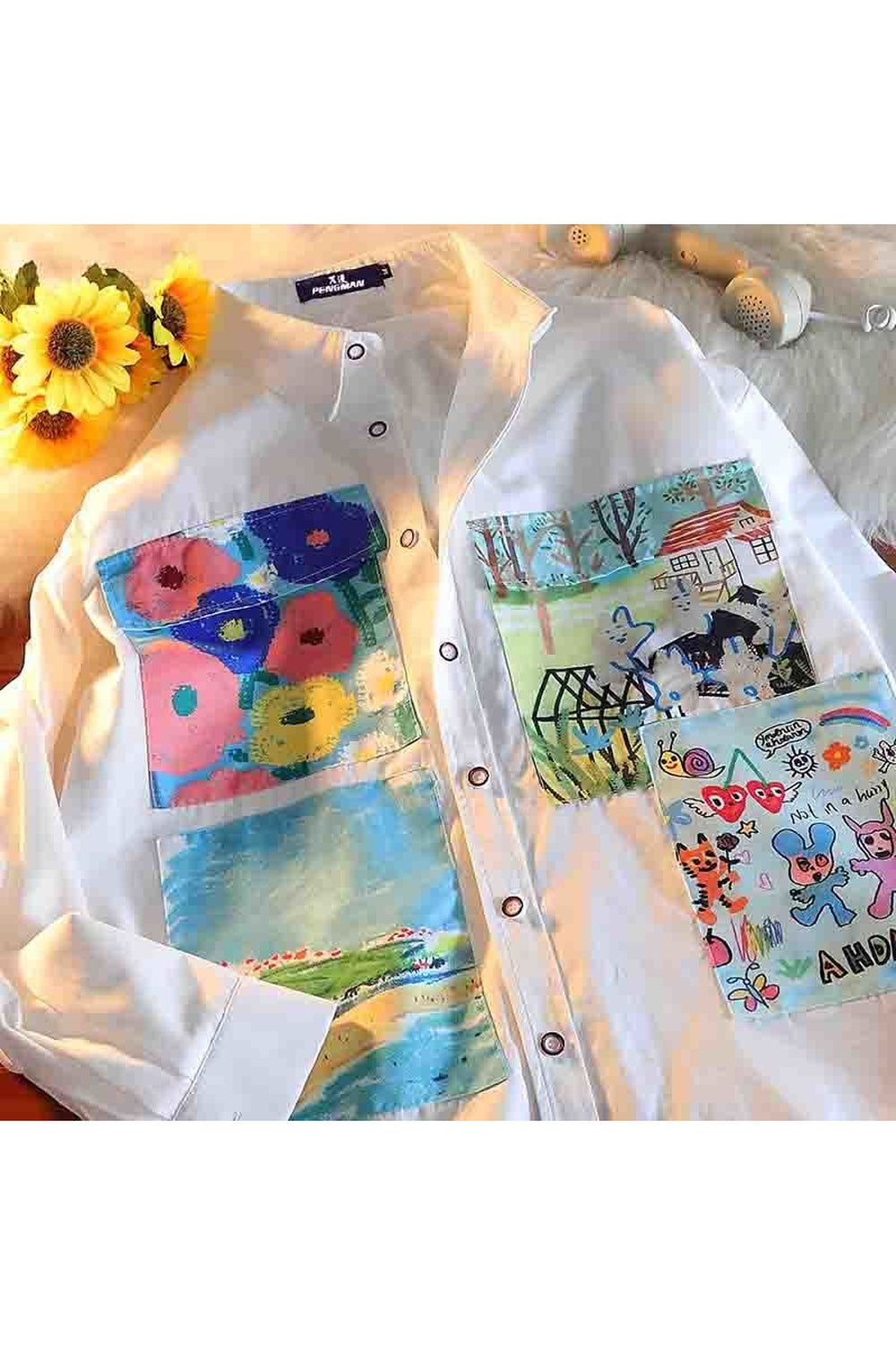 Y2k Indie Street Style Spring Shirt