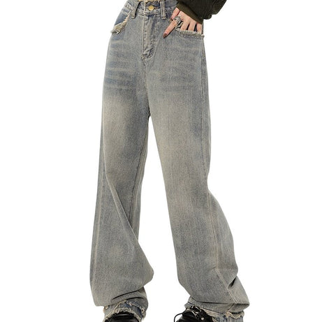 Indie Style Baggy Jeans - Jeans