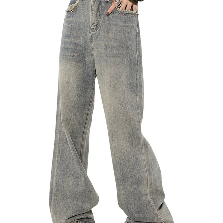 Y2k Indie Style Baggy Jeans