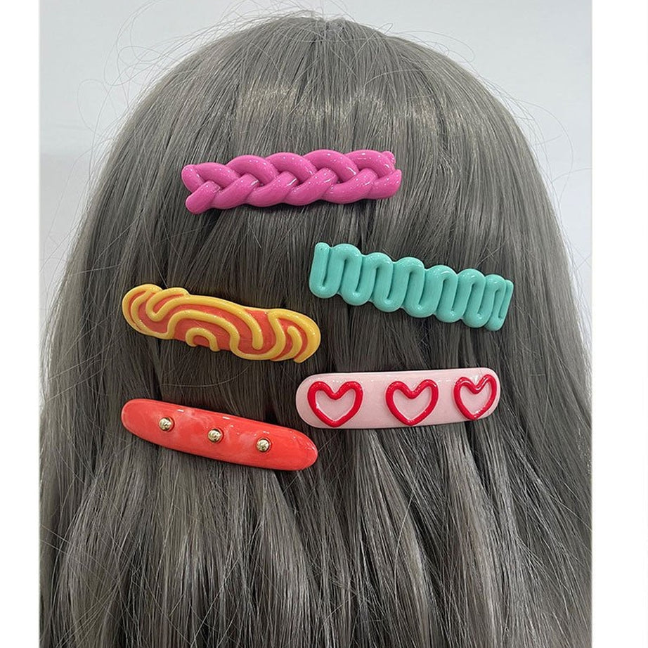 Y2k Indie Style Colorful Hair Clips