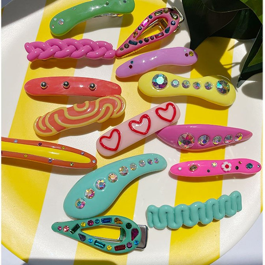 Y2k Indie Style Colorful Hair Clips
