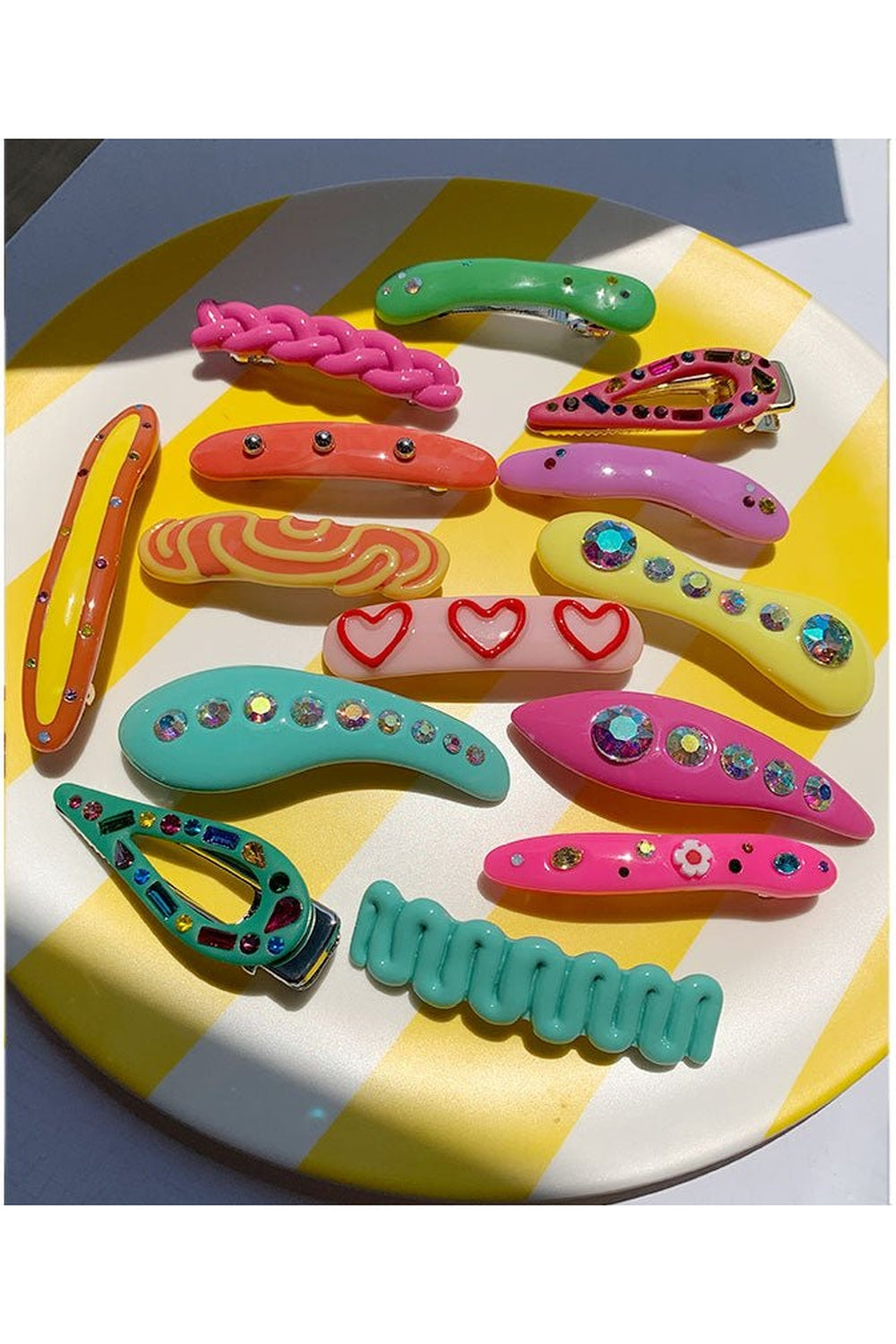 Y2k Indie Style Colorful Hair Clips