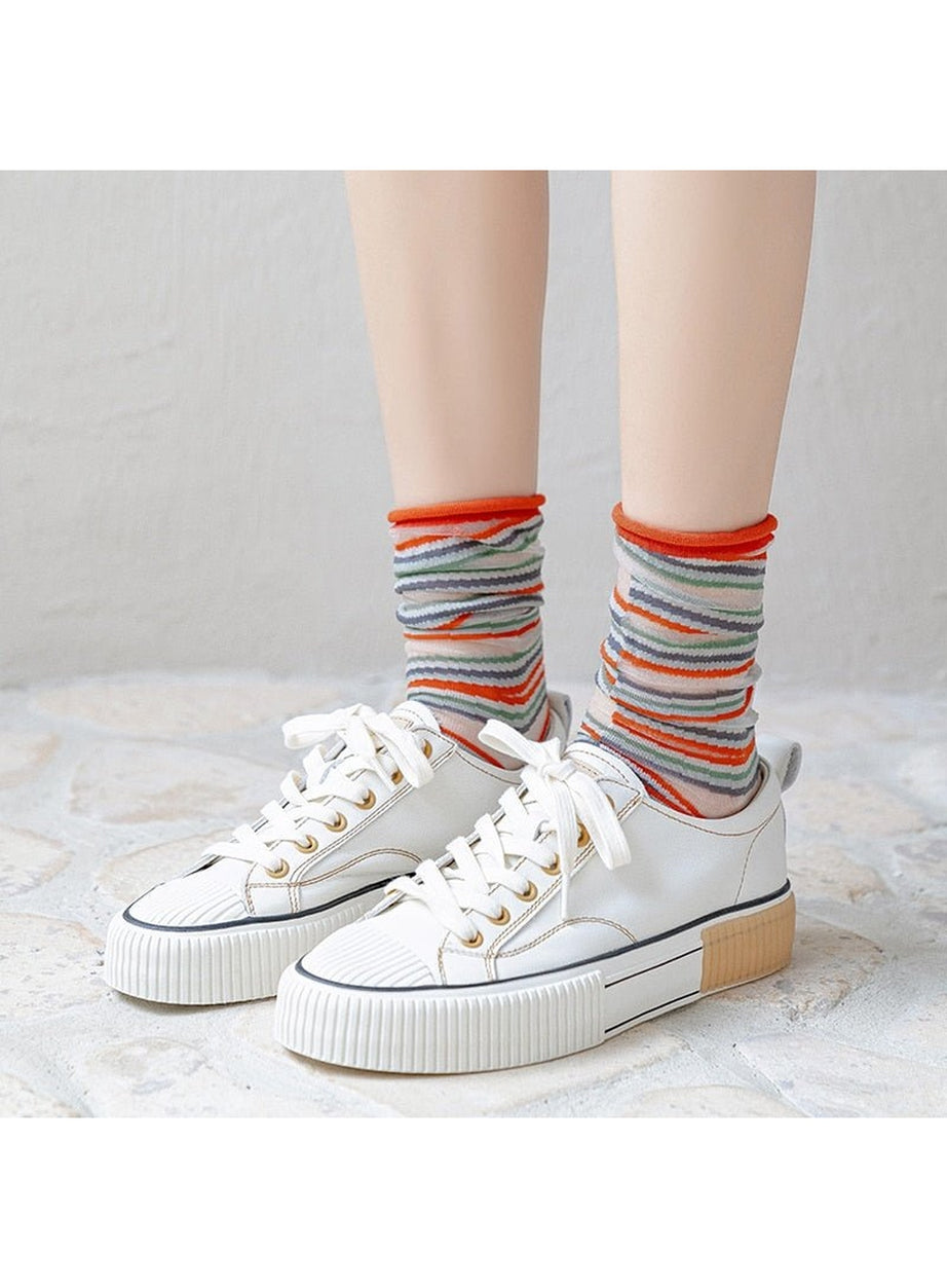 Y2k Indie Summer Socks