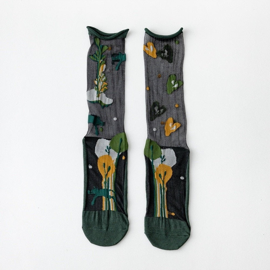 Y2k Indie Summer Socks