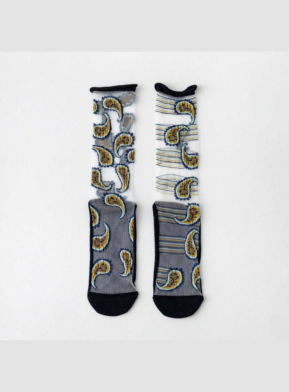 Y2k Indie Summer Socks