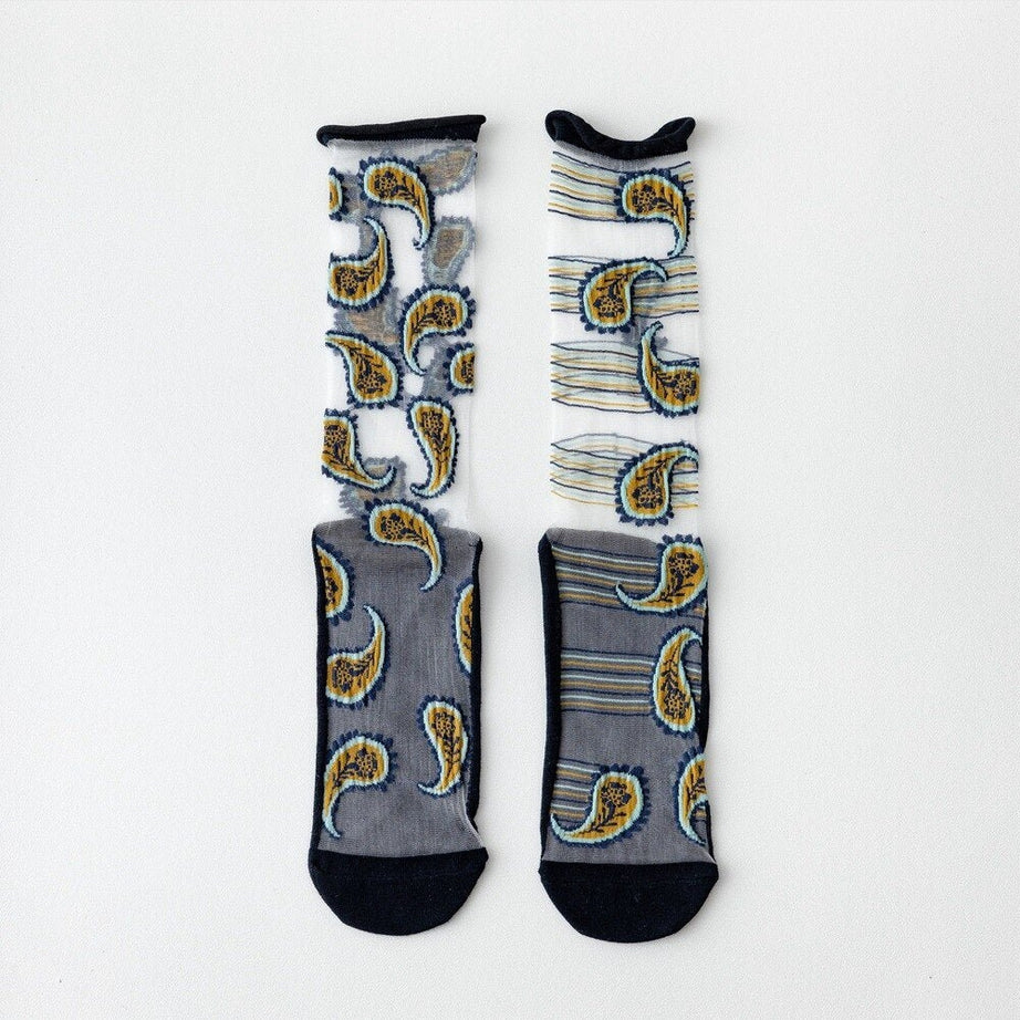 Y2k Indie Summer Socks