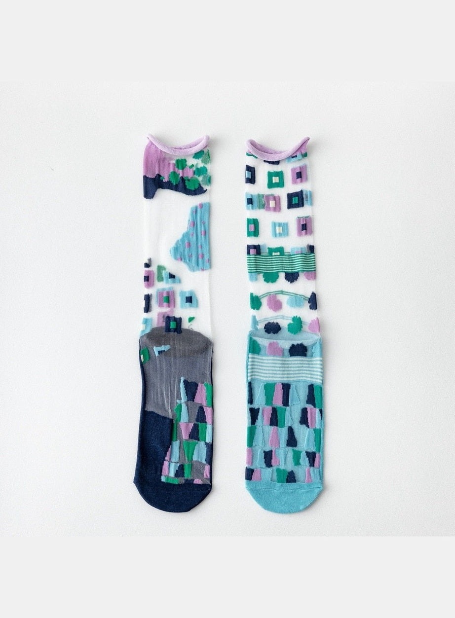 Y2k Indie Summer Socks