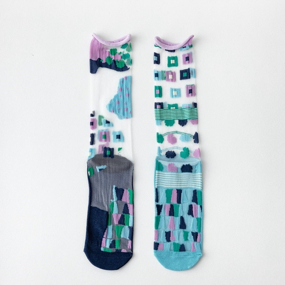 Y2k Indie Summer Socks