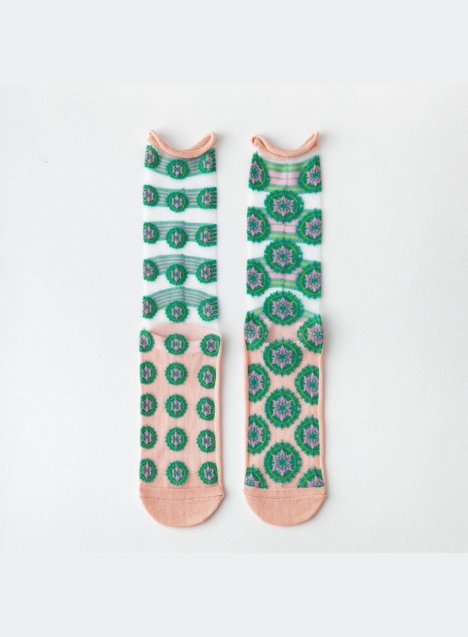 Y2k Indie Summer Socks