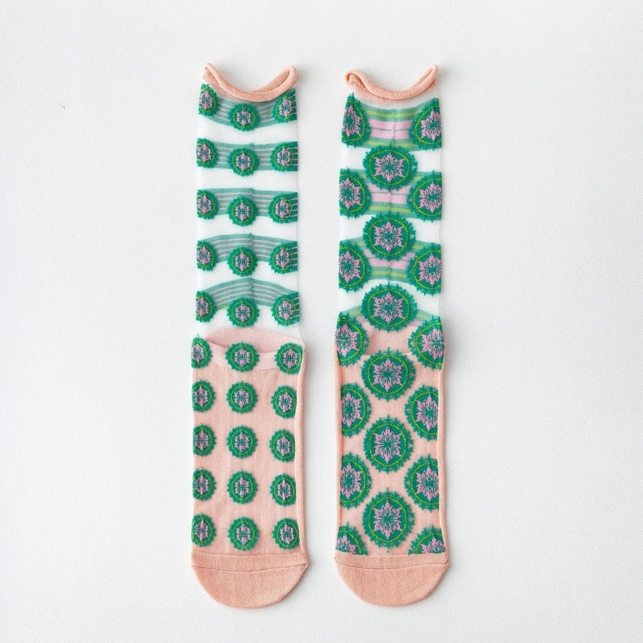 Y2k Indie Summer Socks