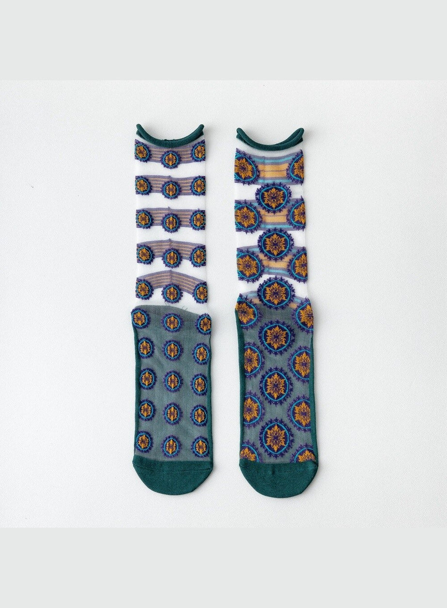 Y2k Indie Summer Socks